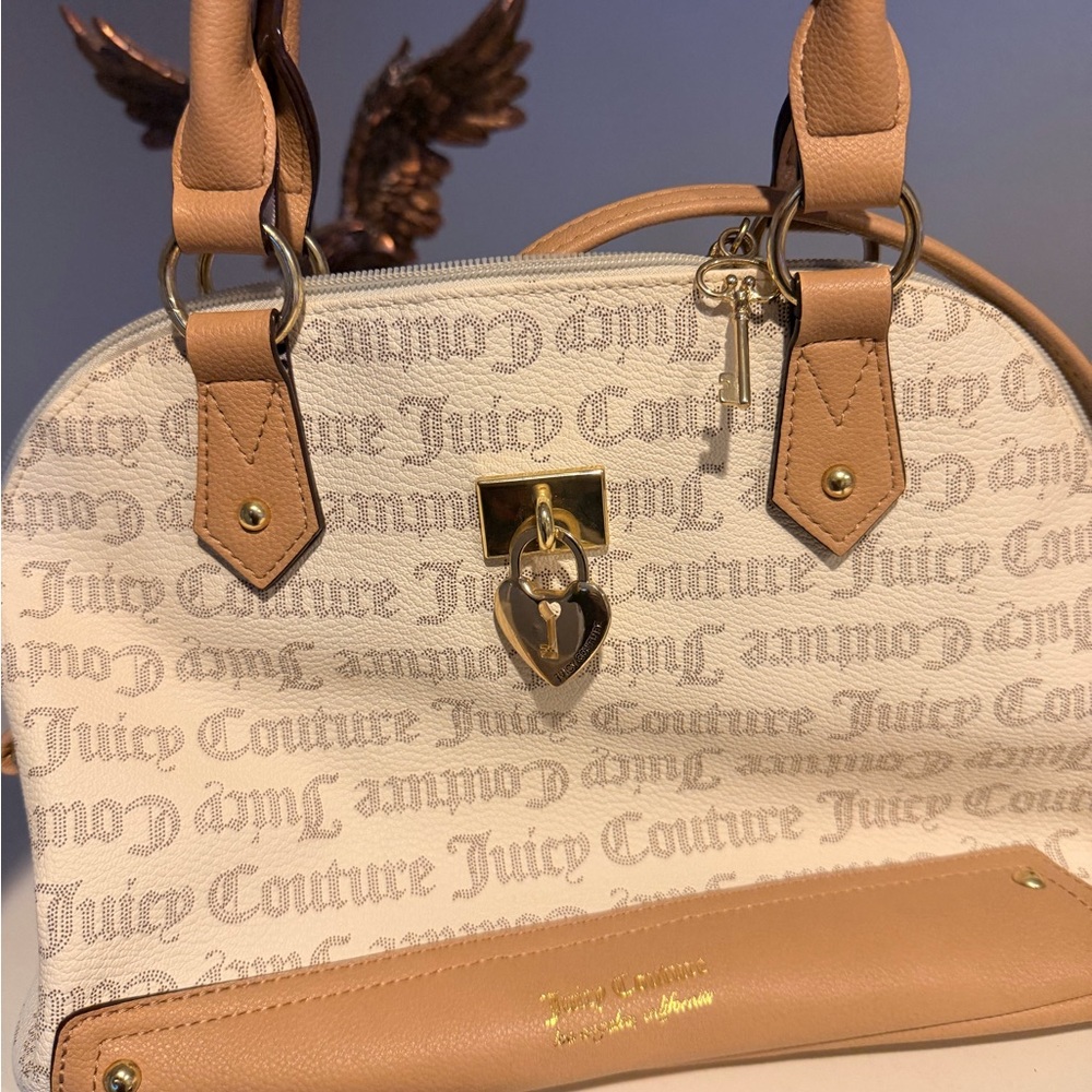 Juicy Couture Tan and Cream Women's Bag